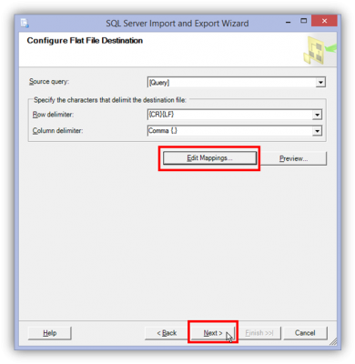 Change mappings if you need to