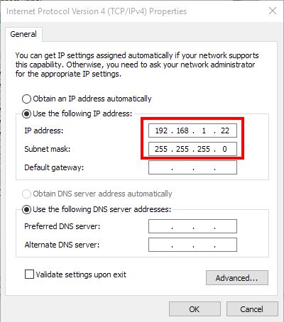 Configure the host